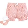 image:imageHudson Baby Unisex Baby Bodysuit Short and Sock 3Piece SetSweet Peach