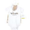 image:imageHudson Baby Unisex Baby Bodysuit Short and Sock 3Piece SetWild Little One