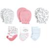 image:imageHudson Baby Unisex Baby Caps Or Headbands Bibs Mittens and Socks 12pc SetPink Safari
