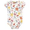 image:imageHudson Baby Unisex Baby Cotton Bodysuit Pant and Bib Set Peace Love Flowers NewbornBonita