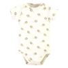 image:imageHudson Baby Unisex Baby Cotton Bodysuit Pant and Bib Set Peace Love Flowers NewbornBrave Lion