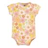 image:imageHudson Baby Unisex Baby Cotton Bodysuit Pant and Bib Set Peace Love Flowers NewbornPeace Love Flowers