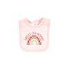 image:imageHudson Baby Unisex Baby Cotton Bodysuit Pant and Bib Set Peace Love Flowers NewbornSunshine Rainbows