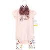 image:imageHudson Baby Unisex Baby Cotton Bodysuit Pant and Shoe SetBonita Short Sleeve
