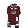image:imageHudson Baby Unisex Baby Cotton Bodysuit Pant and Shoe SetBoy Daddy Long Sleeve