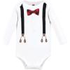 image:imageHudson Baby Unisex Baby Cotton Bodysuit Pant and Shoe SetBuffalo Plaid Bow Tie