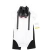 image:imageHudson Baby Unisex Baby Cotton Bodysuit Pant and Shoe SetBurgundy Black Bow Tie