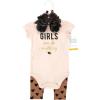 image:imageHudson Baby Unisex Baby Cotton Bodysuit Pant and Shoe SetCinnamon Hearts Short Sleeve