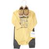 image:imageHudson Baby Unisex Baby Cotton Bodysuit Pant and Shoe SetConstruction Work Long Sleeve