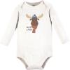 image:imageHudson Baby Unisex Baby Cotton Bodysuit Pant and Shoe SetCozy Woodland Moose