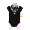 image:imageHudson Baby Unisex Baby Cotton Bodysuit Pant and Shoe SetDaddys Girl Necklace