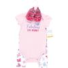 image:imageHudson Baby Unisex Baby Cotton Bodysuit Pant and Shoe SetFabulous Butterfly