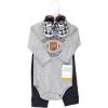 image:imageHudson Baby Unisex Baby Cotton Bodysuit Pant and Shoe SetFootball Huddles Long Sleeve