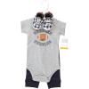 image:imageHudson Baby Unisex Baby Cotton Bodysuit Pant and Shoe SetFootball Huddles Short Sleeve