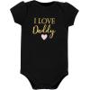 image:imageHudson Baby Unisex Baby Cotton Bodysuit Pant and Shoe SetGirl Daddy