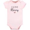 image:imageHudson Baby Unisex Baby Cotton Bodysuit Pant and Shoe SetGirl Mommy Pink Navy