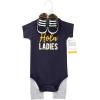 image:imageHudson Baby Unisex Baby Cotton Bodysuit Pant and Shoe SetHola Ladies Short Sleeve