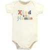 image:imageHudson Baby Unisex Baby Cotton Bodysuit Pant and Shoe SetKind Human
