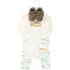 image:imageHudson Baby Unisex Baby Cotton Bodysuit Pant and Shoe SetMagical Rainbow Long Sleeve
