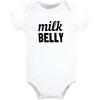 image:imageHudson Baby Unisex Baby Cotton Bodysuit Pant and Shoe SetModern Milk Belly
