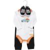 image:imageHudson Baby Unisex Baby Cotton Bodysuit Pant and Shoe SetPumpkin Truck