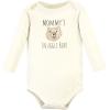 image:imageHudson Baby Unisex Baby Cotton Bodysuit Pant and Shoe SetSnuggle Bear Long Sleeve