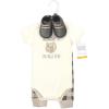 image:imageHudson Baby Unisex Baby Cotton Bodysuit Pant and Shoe SetSnuggle Bear Short Sleeve
