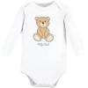 image:imageHudson Baby Unisex Baby Cotton Bodysuit Pant and Shoe SetTeddy Bears Long Sleeve