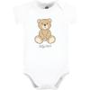 image:imageHudson Baby Unisex Baby Cotton Bodysuit Pant and Shoe SetTeddy Bears Short Sleeve