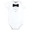 image:imageHudson Baby Unisex Baby Cotton Bodysuit Pant and Shoe SetTweed Tux