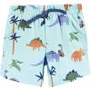 image:imageHudson Baby Unisex Baby Cotton Bodysuit Shorts and Shoe SetBeach Dino