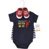 image:imageHudson Baby Unisex Baby Cotton Bodysuit Shorts and Shoe SetButter Me Up Lobster