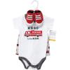 image:imageHudson Baby Unisex Baby Cotton Bodysuit Shorts and Shoe SetFiretruck Hero