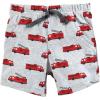 image:imageHudson Baby Unisex Baby Cotton Bodysuit Shorts and Shoe SetFiretruck Hero