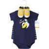 image:imageHudson Baby Unisex Baby Cotton Bodysuit Shorts and Shoe SetGo Bananas