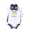 image:imageHudson Baby Unisex Baby Cotton Bodysuit Shorts and Shoe SetHandsome Taco