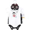 image:imageHudson Baby Unisex Baby Cotton Bodysuit Shorts and Shoe SetPirate Shark