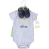 image:imageHudson Baby Unisex Baby Cotton Bodysuit Shorts and Shoe SetRawrsome Dino