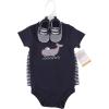 image:imageHudson Baby Unisex Baby Cotton Bodysuit Shorts and Shoe SetSailor Whale