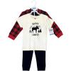 image:imageHudson Baby Unisex Baby Cotton Hoodie Bodysuit or Tee Top and Pant SetPlaid Moose Toddler