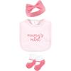 image:imageHudson Baby Unisex Baby Cotton Layette SetCheerful Flower