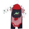 image:imageHudson Baby Unisex Baby Cotton Layette SetChristmasaurus