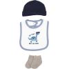 image:imageHudson Baby Unisex Baby Cotton Layette SetCool Skateboard Dino