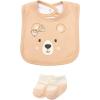 image:imageHudson Baby Unisex Baby Cotton Layette SetFloral Brown Bear