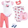 image:imageHudson Baby Unisex Baby Cotton Layette SetFloral Fox