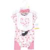 image:imageHudson Baby Unisex Baby Cotton Layette SetFlower Heart