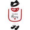 image:imageHudson Baby Unisex Baby Cotton Layette SetGirl Mommy Red Black