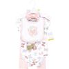 image:imageHudson Baby Unisex Baby Cotton Layette SetGold Pastel Butterfly
