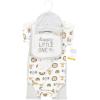 image:imageHudson Baby Unisex Baby Cotton Layette SetHappy Little One Safari