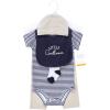 image:imageHudson Baby Unisex Baby Cotton Layette SetNavy Beige Gentleman